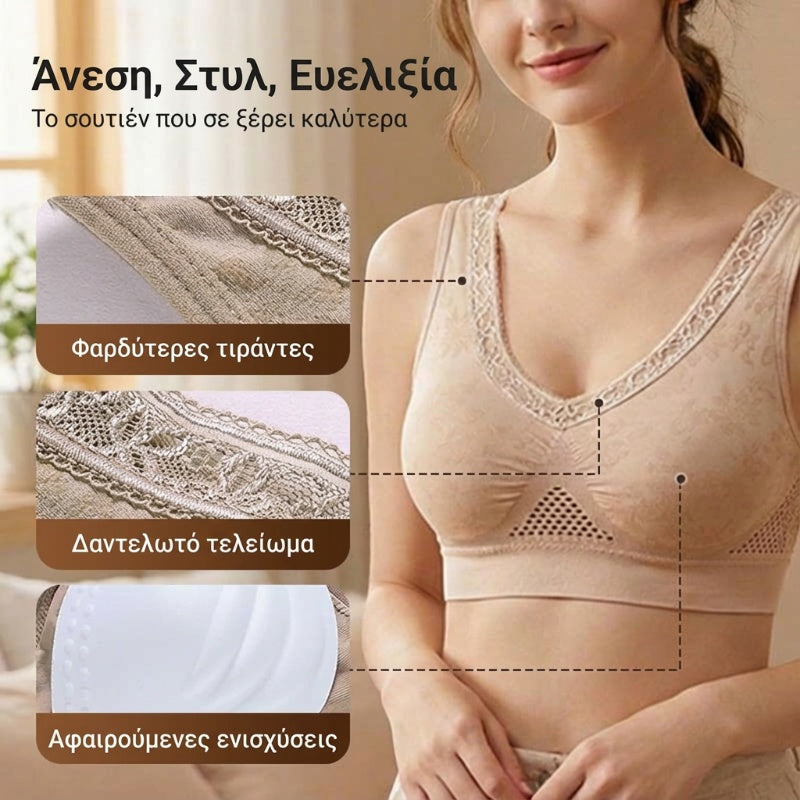 👙TRIAUMPH✨Ženská bezšvová čipkovaná podprsenka s vysokou oporou