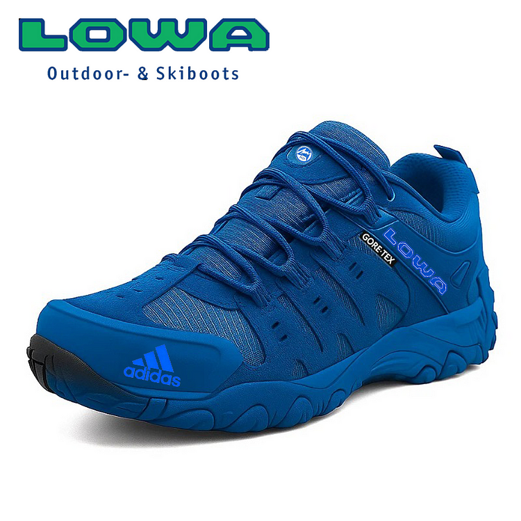 Wytrzymałe i wygodne męskie buty robocze i trekkingowe marki adidas® i Lowa - idealne na każdy teren.