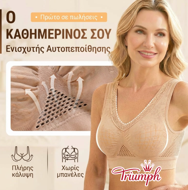 👙TRIAUMPH✨Ženská bezšvová čipkovaná podprsenka s vysokou oporou