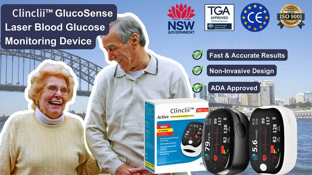 Clinclii™ GlucoSense laserski glukometer
