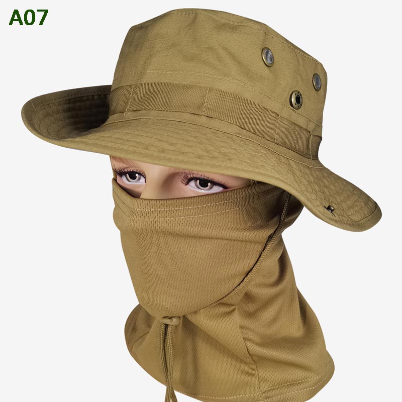 2 v 1 maskovací rybářská čepice a maska na krk
